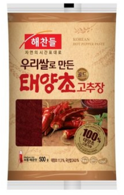 해찬들 우리쌀로 만든 태양초 골드 고추장 리필