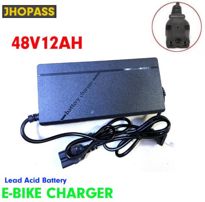 휴대용 전원 공급 장치에 한 48V12AH 납 산성 배터리 충전기 자전거 스쿠터 AC100-240V 출력 58V EU 미국, 02 US