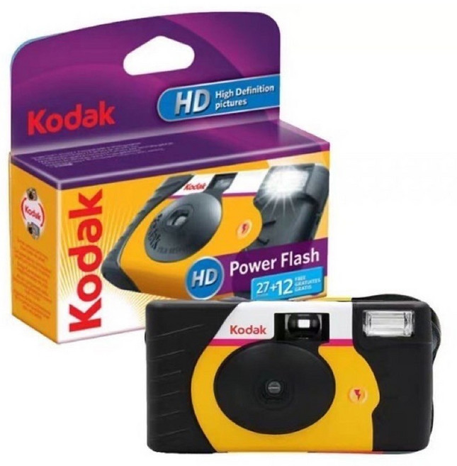 코닥 HD 파워 플래쉬 일회용 카메라 39컷, 1개