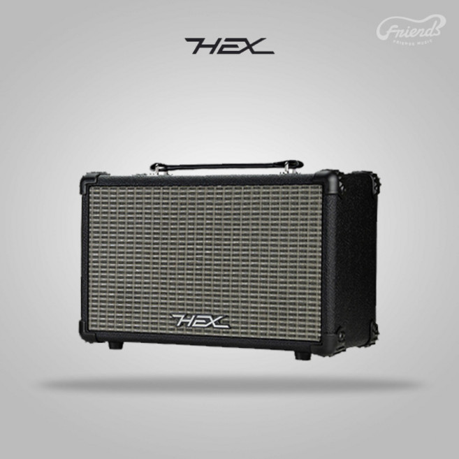헥스 블루투스 베이스기타 앰프 15W, HBA-15T, 블랙, 1개