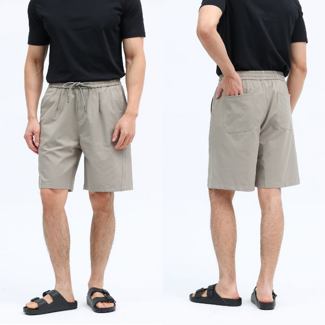 글리멜로 남자 여름 쿨링 냉감 캐주얼 밴딩 5부 반바지