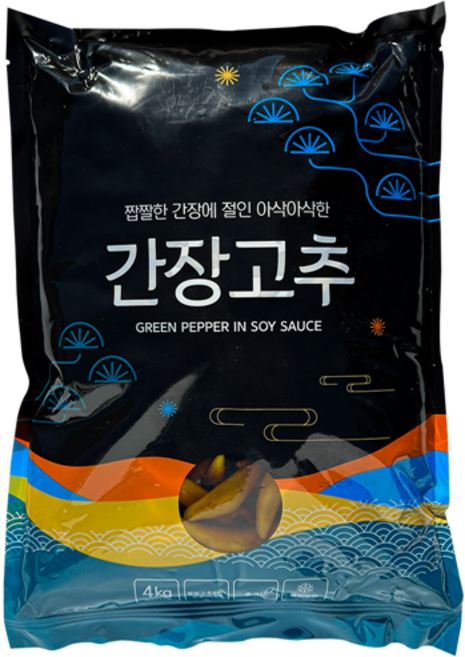 착한식품 간장고추지 업소용 고추지 고추절임4kg, 1개, 4kg