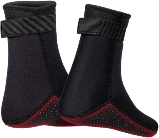 오션큐 3.5mm 프리다이빙 스쿠버슈즈 논슬립 부츠 다이빙삭스, 240, 블랙