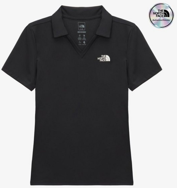 노스페이스 THENORTHFACE NT7PS35A 여성 리커버리 반팔 폴로 BLACK 145946