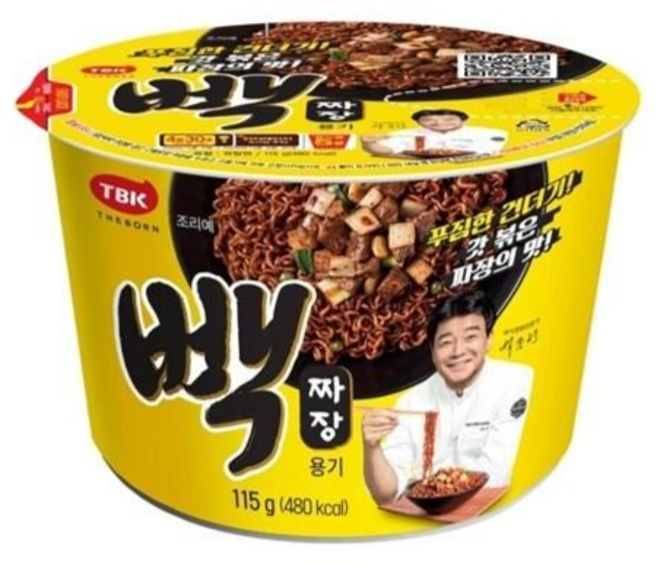 더본코리아 빽짜장컵 115g, 1개