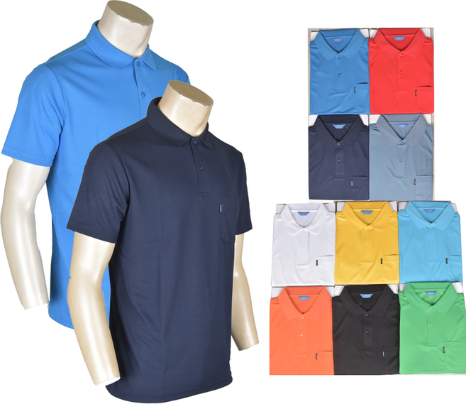 유영불티나 국산 남성 반팔 기능성카라티 쿨론 주머니 남자 반팔티 쿨 여름