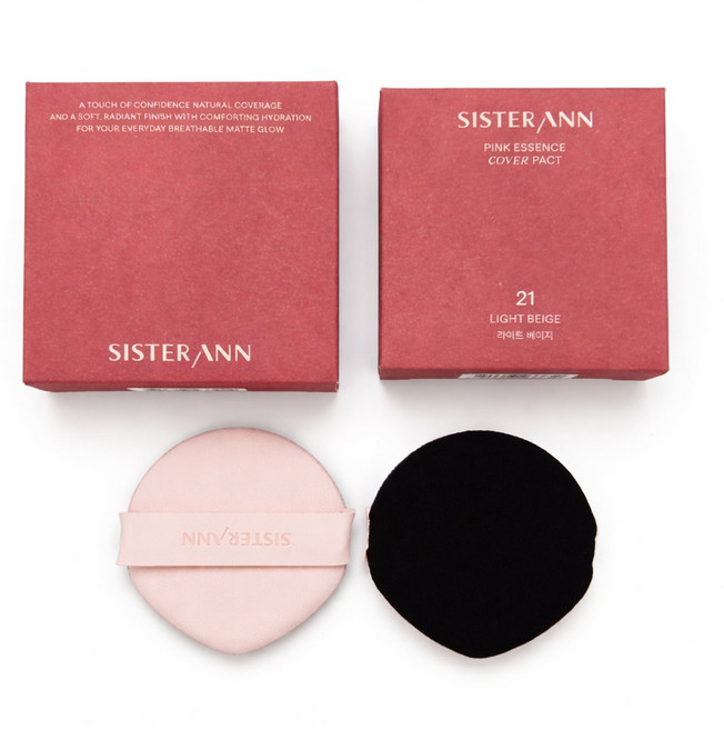 씨스터앤 핑크홀 젤리 커버팩트 12g, 23호 본품+리필(퍼프2개 증정), 1개