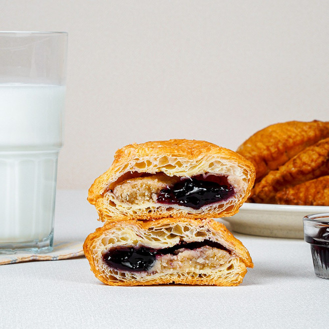 베비에르 전국 빵집순례명소 광주 수제 블루베리 아몬드 크림 파이 선물용 수제파이 1BOX, 280g, 1박스