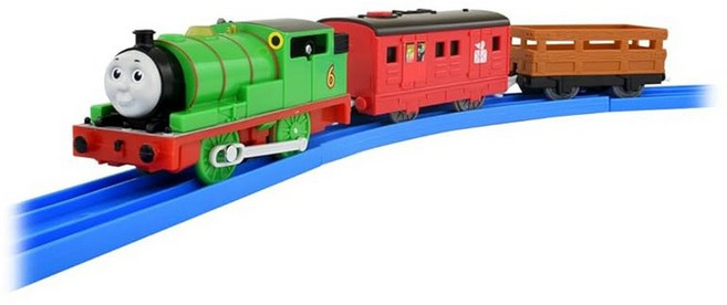 타카라토미 『 플라레일 토마스 OT-02 말하기 퍼시 영어 플러스 전철 열차 유니섹스 장난감 안전 기준 합격 ST 마크 인증 PLARAIL TAKARA TOMY