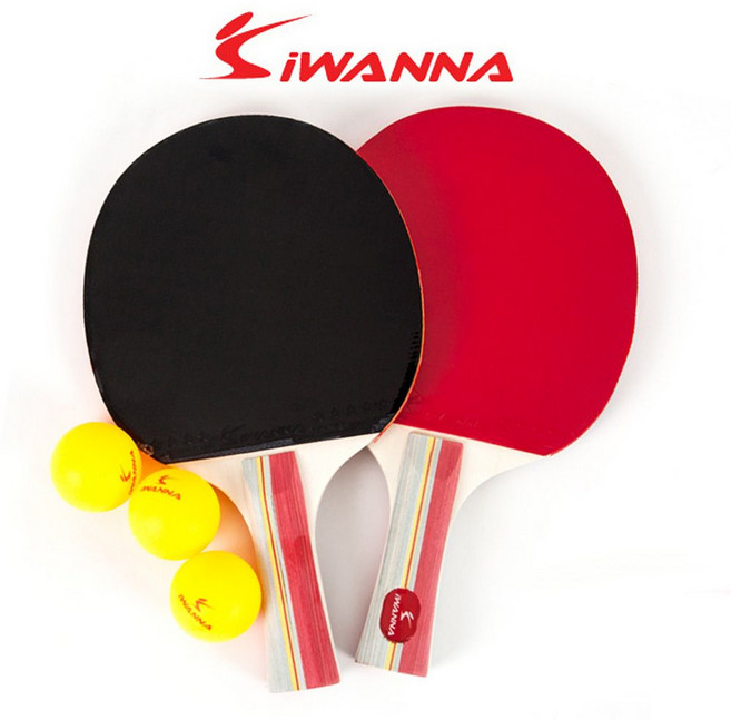 i워너493 탁구라켓 얇고 가벼운 쉐이크2.0 셋, 단일색상_단일사이즈, 1개