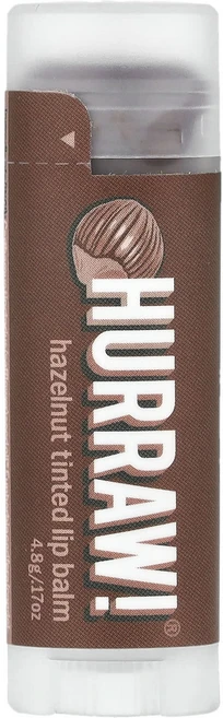 Hurraw! Balm 틴티드 립밤 헤이즐넛 4.8g(0.17oz), HurrawBalm틴티드립밤헤이즐넛48g017oz, 4.8g, 1개 - 쿠팡