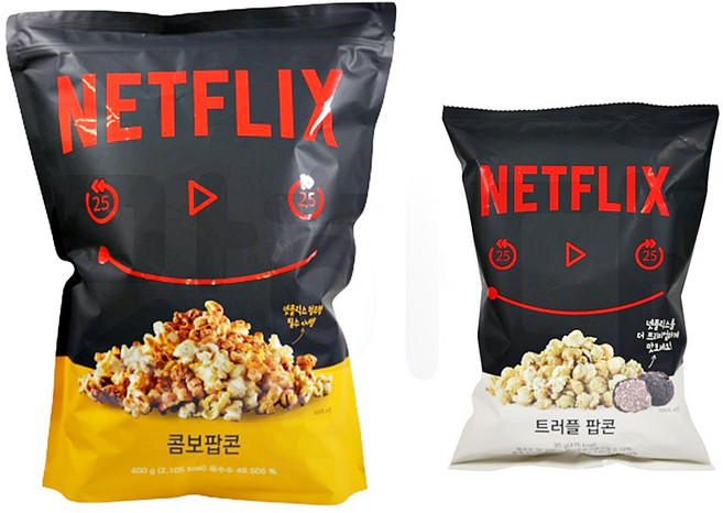 넷플릭스 콤보팝콘 x 트러플팝콘 세트, 85g, 2개, 400g