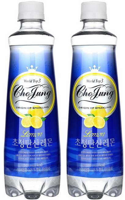 초정탄산수 레몬, 500ml, 20개