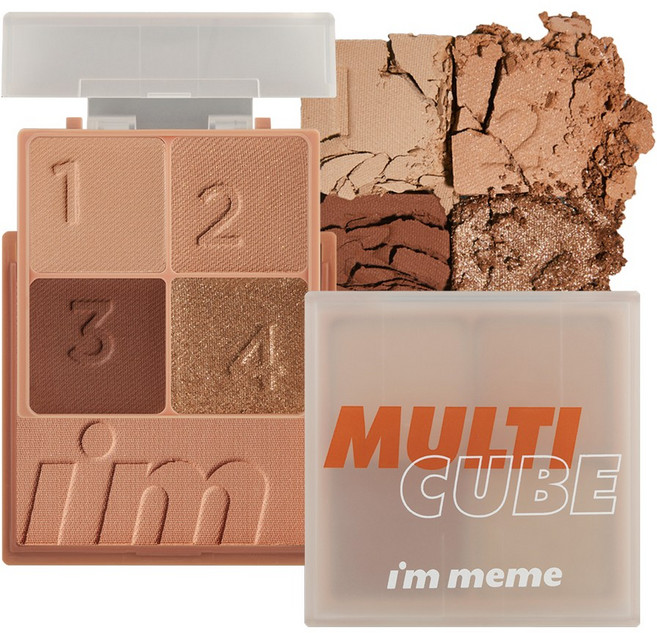 아임미미 멀티 큐브 섀도우 팔레트, 1개, 03 베이크드진저