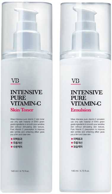 비바스 인텐시브 퓨어비타민C 스킨토너 + 에멀전 세트, 2세트