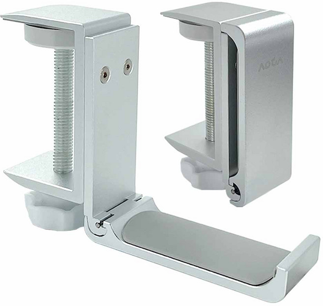 [2개입] 책상가방걸이 2세대 기본형 실버, 2개