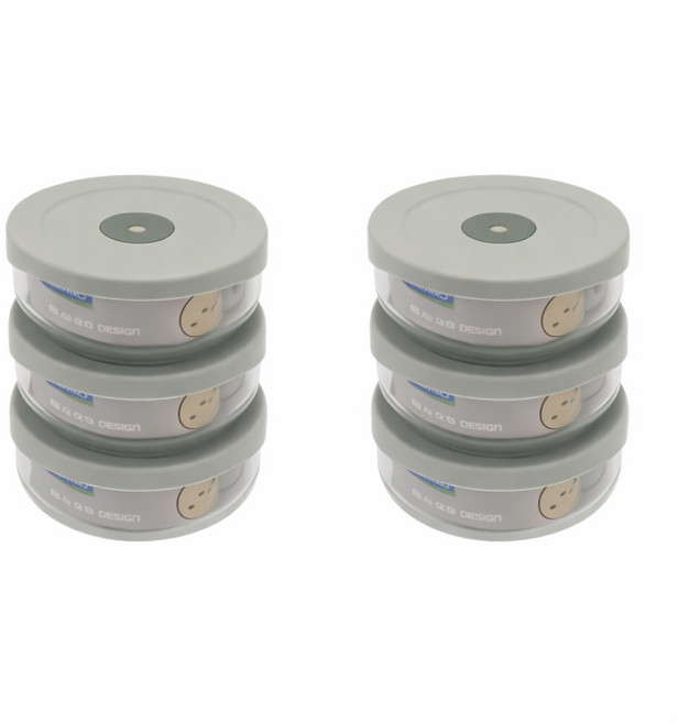 글라스락 글라스락 스팀 밥용기 300ml 3P + 3P 6조세트 스팀홀 냉동밥 국보관 전자렌지용