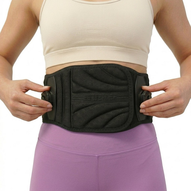 의료용 허리보호대 다이얼 복대 투플렉스 듀오밸런스 허리보호대 디스크 척추협착증 자세교정 척추견인기 산후복대 헬스 운동 허리지지대 다이얼 방식, 1개, M