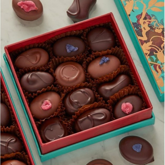 집돌루니 어드벤트 캘린더 크리스마스 선물 포트넘앤메이슨, 밀크&다크 초콜릿 크림 셀렉션x120gx1x통, 1개, 120g