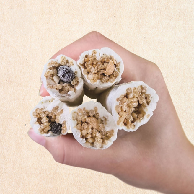 아트푸드 전통 이에 붙지않는 바삭하고 달콤한 견과류 수제 순대엿 600g, 1개