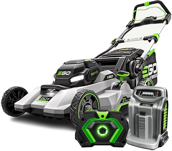 이고파워공식대리점 21인치 56V 충전 잔디깍는기계 전동 무선 잔디깍기 LM 2130E-SP 7.5배터리 1개 세트