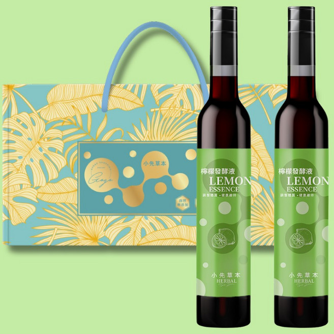 小先草本 屏東檸檬發酵液 禮盒 400mL, 1套