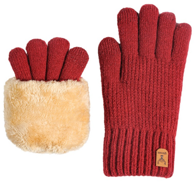 더블트리 융모안감 포근한 터치장갑