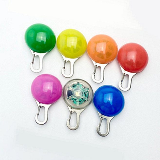 하나스마트 반려견 야간 LED 팬던트 목걸이 강아지이름표목걸이 애완견외출용품, 색상랜덤발송