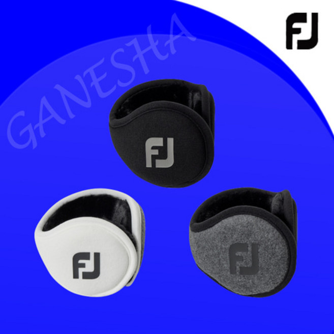 풋조이 골프 이어워머 겨울 필드 골프 방한 귀마개, 블랙, 1개