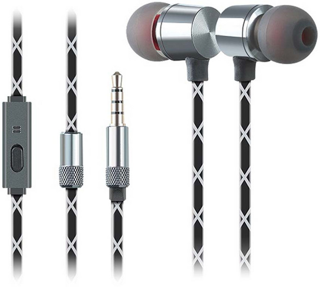 스마텍 줄꼬임방지 Y타입 칼국수줄 유선 이어폰 STE-A100 블랙 방수가능