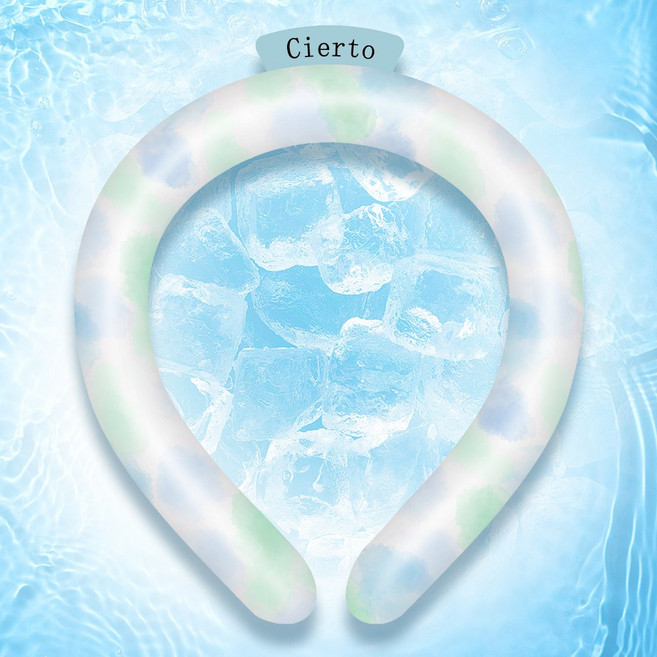 여름 쿨 아이스 넥밴드 쿨링 스카프 아웃도어 얼음목걸이 아이스링 넥쿨러 남녀공용QXX