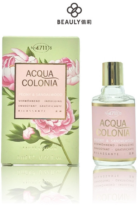 4711 ACQUA COLONIA 牡丹與檀香 古龍水 8ml, 1個