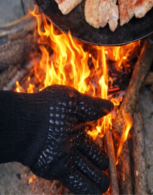 샵토피아 내열장갑 방염장갑 바베큐장갑 1+1, 1개