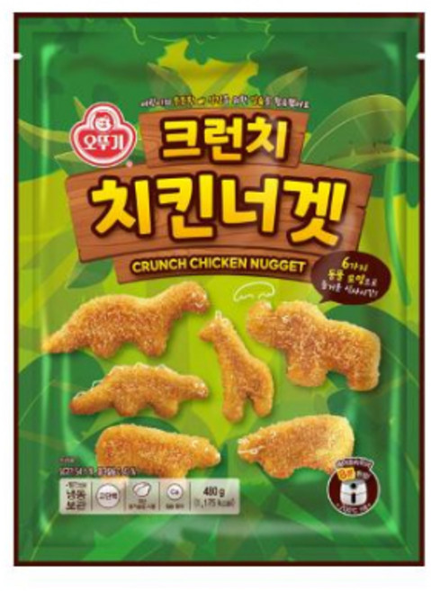 오뚜기 크런치 치킨너겟, 1개, 480g