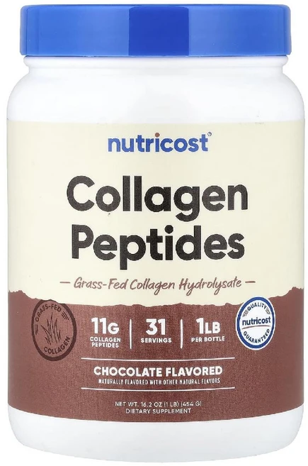 뉴트리코스트 콜라겐 펩타이드 초콜릿 파우더 Collagen Peptides 454g, 1개 - 쿠팡