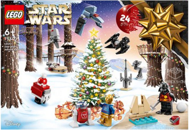 레고 스타워즈 75340 크리스마스 캘린더, 혼합색상, 1개