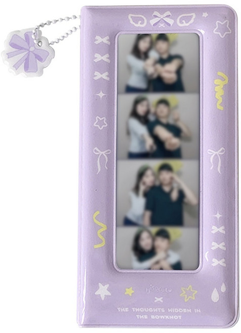 러블리파스텔 인생네컷 앨범 포토카드 네컷사진 포토북, 20매, 퍼플 41P