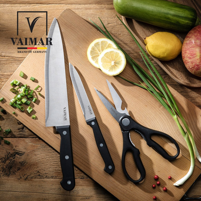 [부모님 / 집들이 선물 추천] 김장준비 가성비 최고! 주방 식도 과도 칼가위 3종 세트, 1개