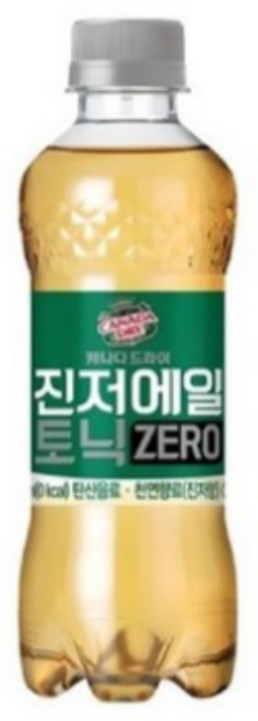 캐나다드라이 진저에일 토닉 제로, 300ml, 5개