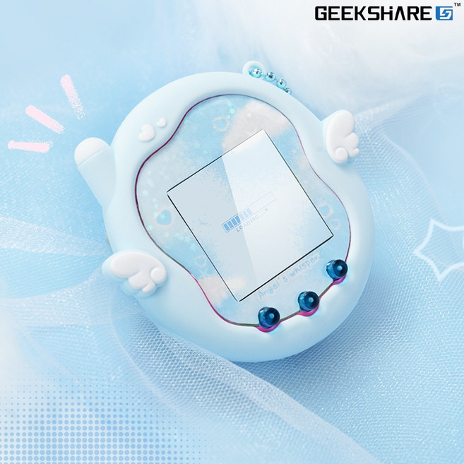 다마고치 유니 케이스 엔젤윙 세트 긱쉐어, 블루, 1개