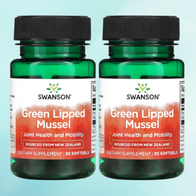 스완슨 뉴질랜드 초록홍합 푸른홍합 초록입홍합, 30정, 2개