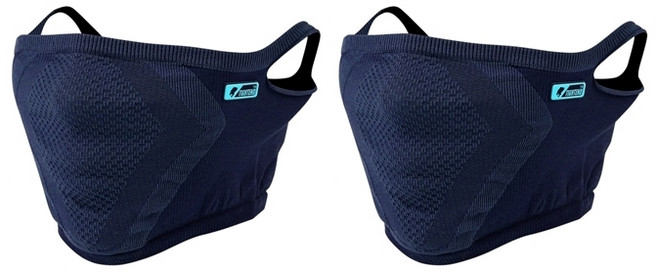 타이트엔드 M4 스포츠 마스크, 네이비, 2개