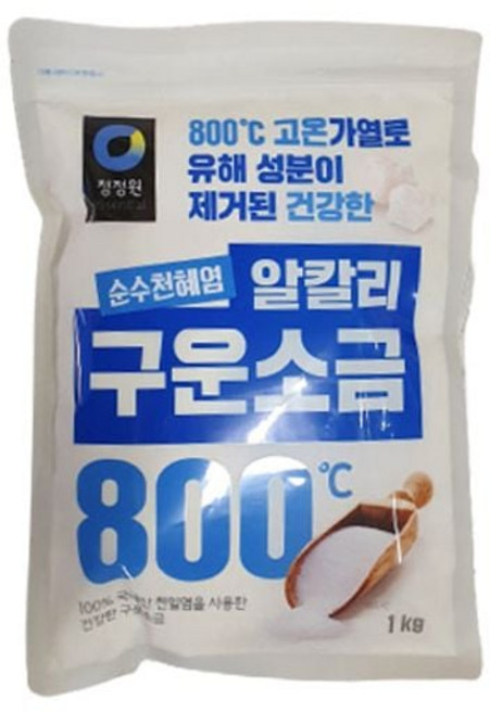 구운소금(청정원 1kg), 1kg, 1개