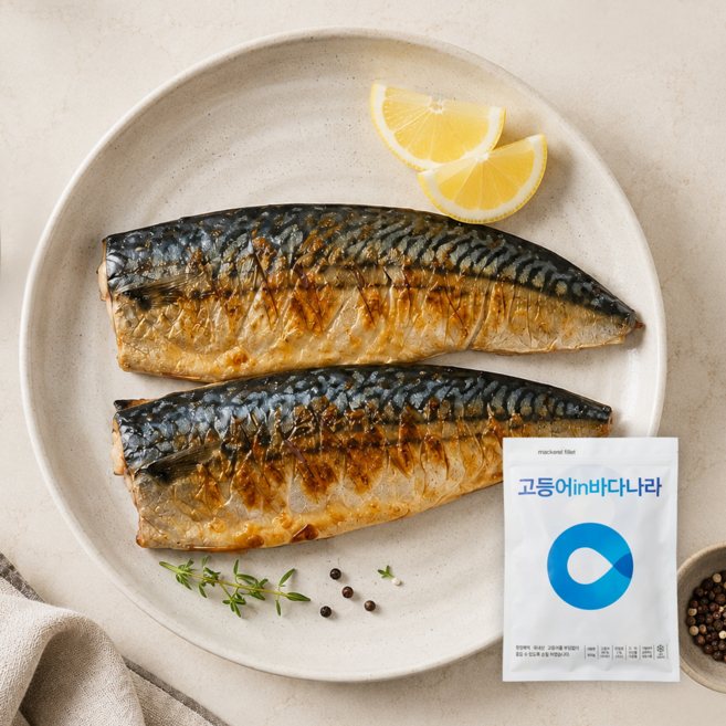 바다나라씨푸드 프리미엄 국내산 손질 고등어 (냉동), 10개, 100~120g
