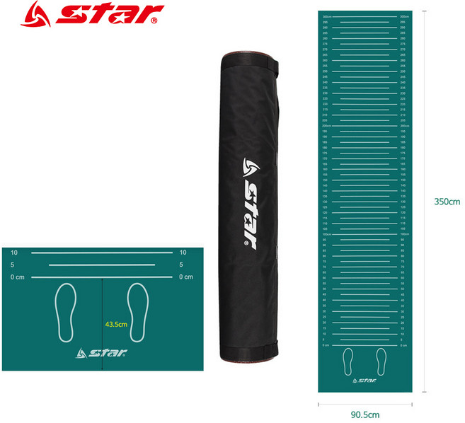 스타스포츠 23 new 제자리 멀리뛰기 매트 보급형 학교 체육시간 체력 측정 제멀 매트, 1개, 그린