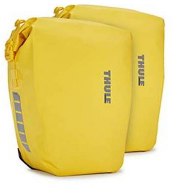 툴레 쉴드 패니어 25L 20년 신제품 2개 1쌍, 옐로우, 1세트