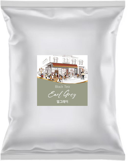 [티스페이스] 프리미엄 얼그레이 홍차 대용량 1kg 카페용 업소용, 1개, 1개입