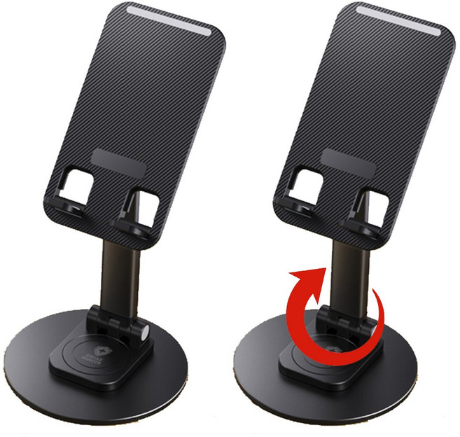 스위스윙거 접이식 스마트폰거치대, 블랙, 2개