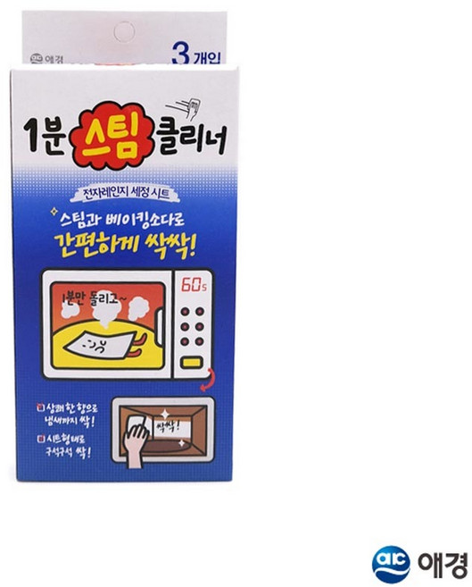 애경 1분 스팀 클리너 전자렌지용, 1개