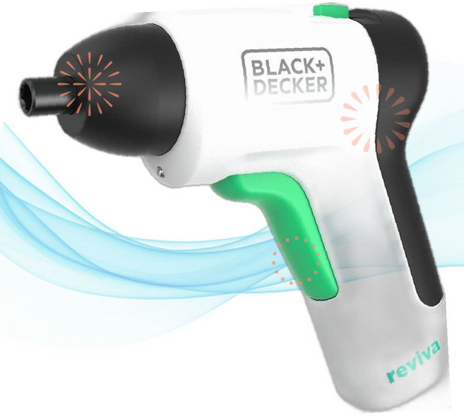 BLACK+DECKER 블랙앤데커 전기 드라이버 4V MAX reviva 전동 스크류 무선 USB 충전 JM